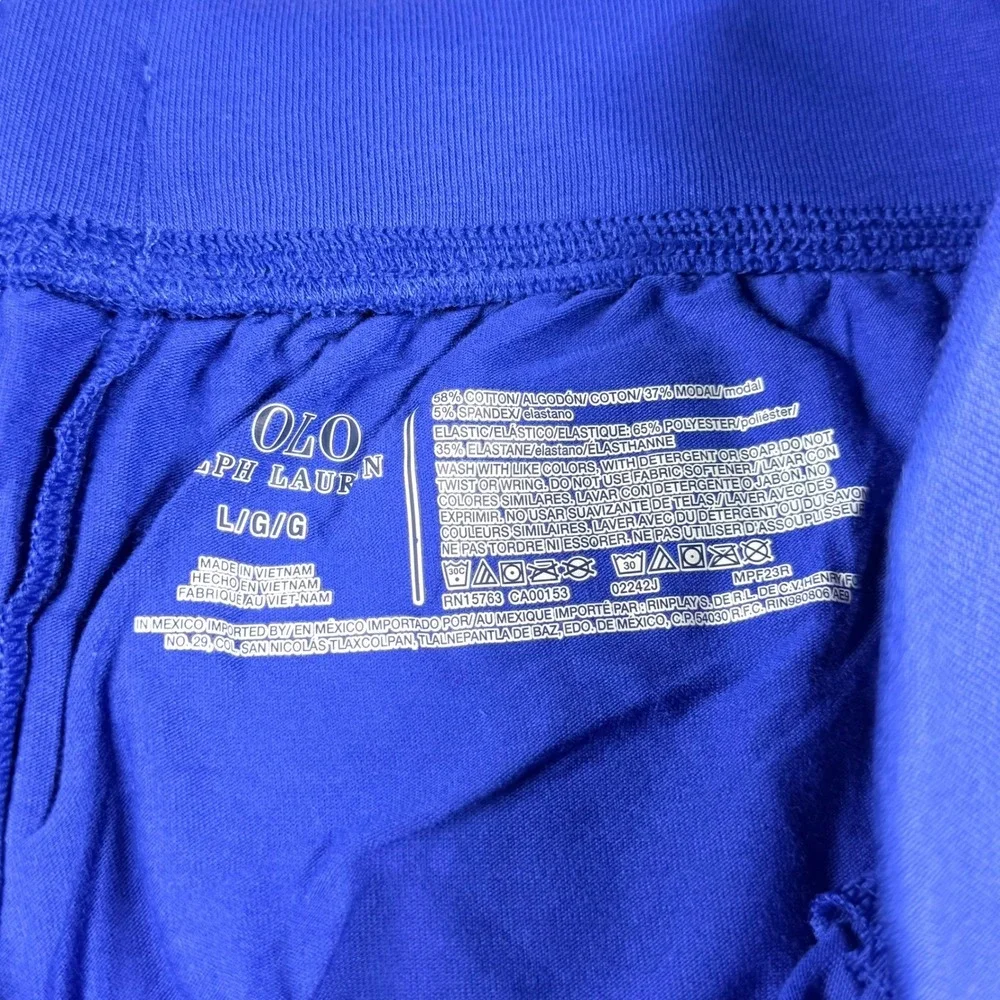 Polo Ralph Lauren Pajama Joggers Men's Size Large L Royal Blue